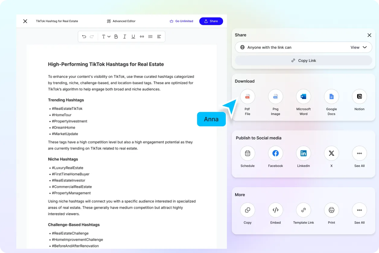 Free AI TikTok Hashtag Generator, Free TikTok Hashtag Maker Online